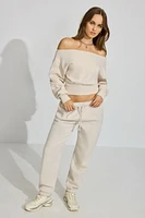 UltraFleece Off Shoulder Sweater