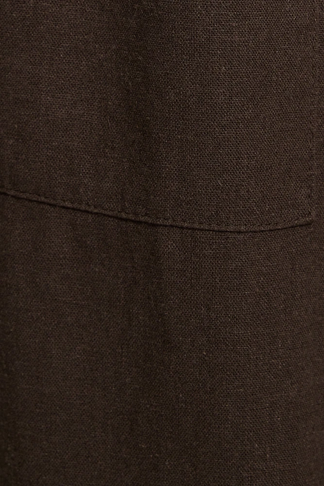 Millie Linen Pull-On Pants