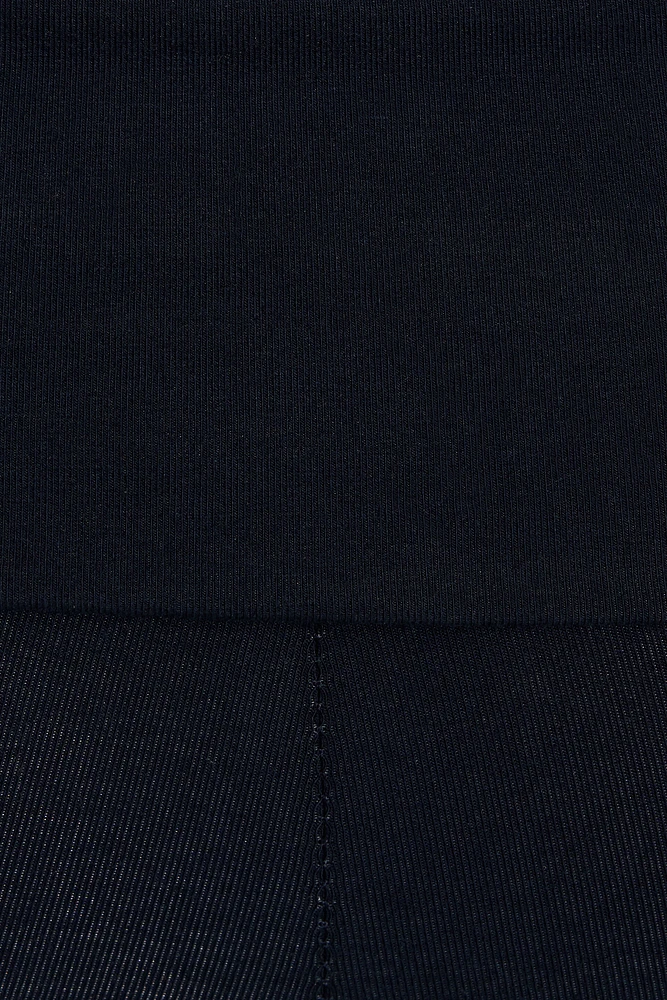 Pantalon évasé en tricot coton doux