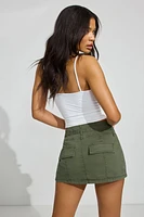 Belted Micro Skort