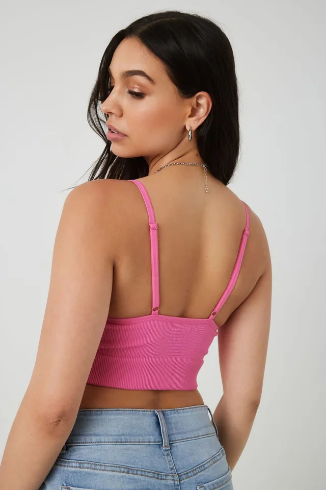 Garage Summer Seamless Deep Plunge Top