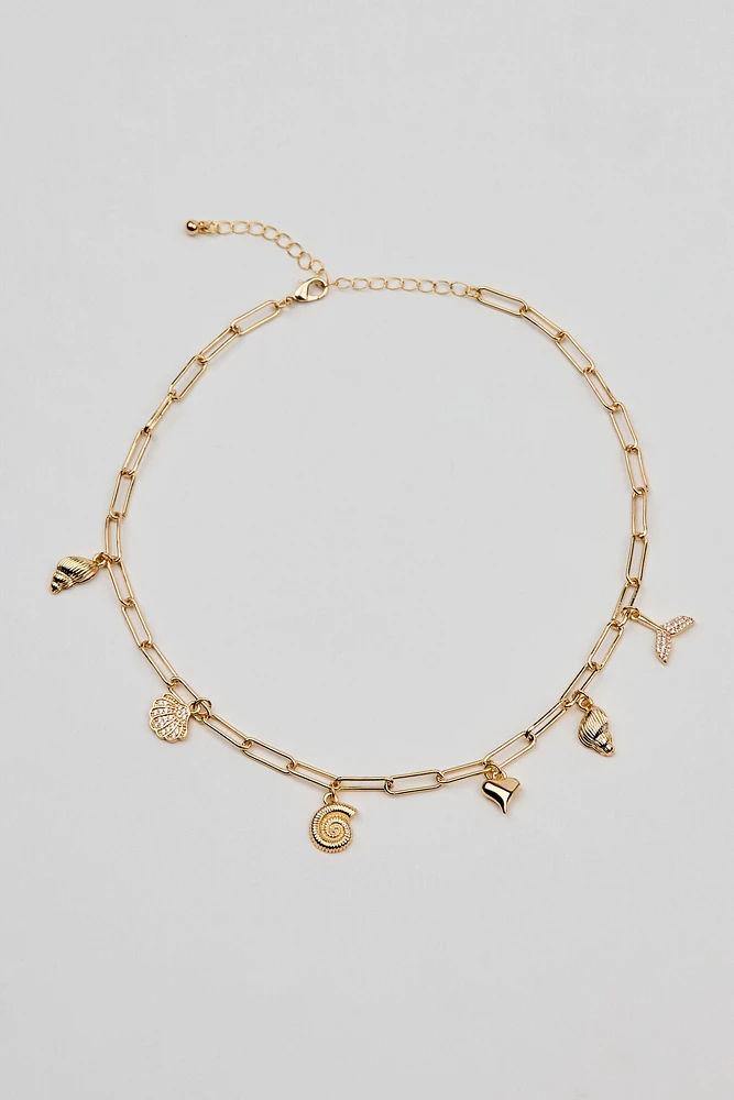 Beachcomber Charm Necklace