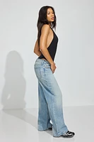 Deep Plunge Halter Bodysuit
