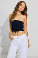 Pointelle Tube Top