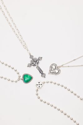 cross heart necklaces