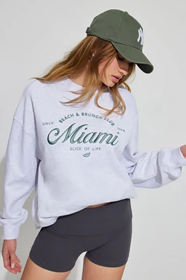 Oversized Crewneck Sweatshirt