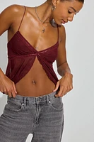 Mesh Flyaway Cami Top