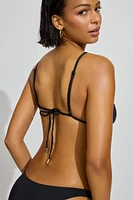 Haut de bikini triangle coulissant