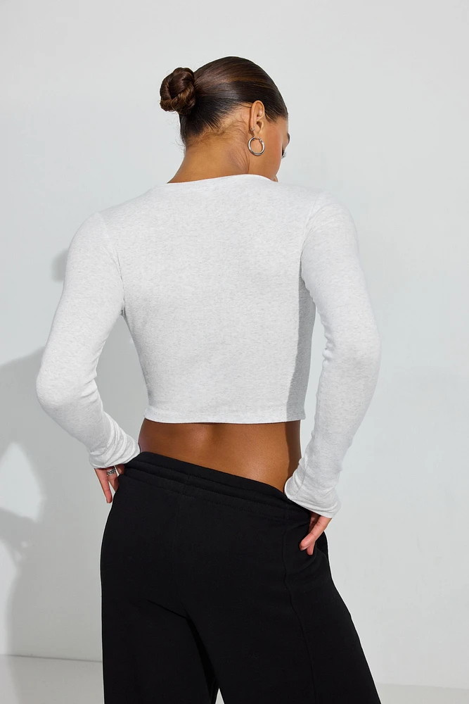 Kimmy Long Sleeve Crop Top