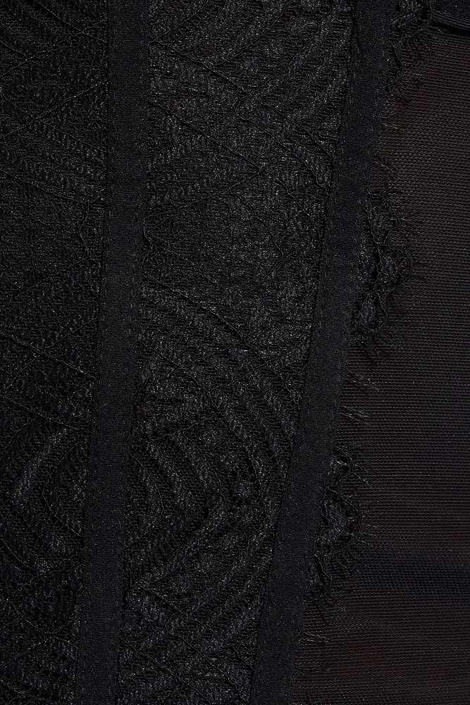 Chrishell Lace Mesh Bustier