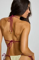 Reversible Slider Triangle Bikini Top