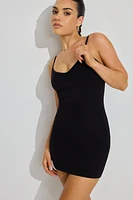 Sleek Plunge Cami Mini Dress