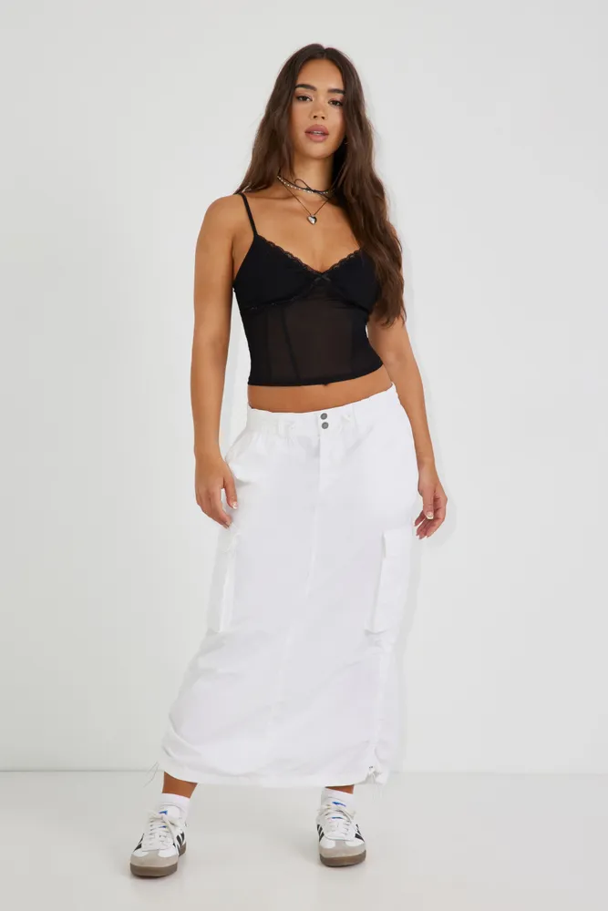 Poplin Parachute Skirt