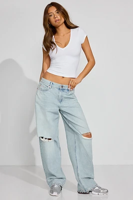 Low Rise Baggy Jeans