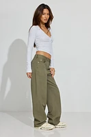 Pantalon ample à taille basse