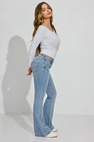 Low Rise Flare Jeans