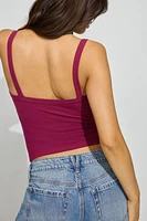 Camisole côtelée
