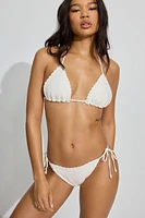 Bas de bikini brésilien crocheté à nouer
