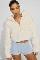 Faux-Fur Puffer Jacket