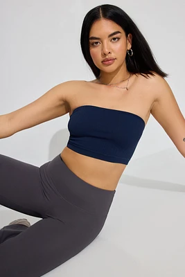 Haut tube ultra-écourté sans coutures