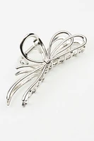 Metal Ribbon Hair Claw Clip