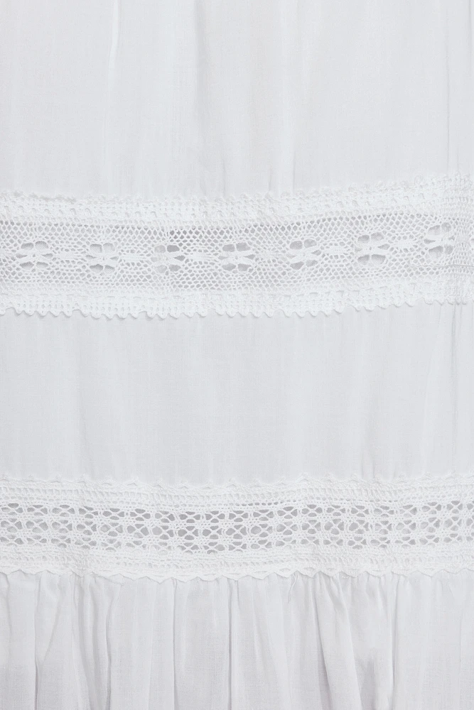Iris Maxi Peasant Skirt