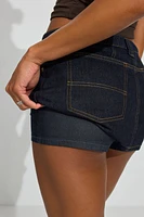 Denim Micro Skort