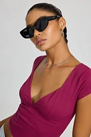 Chunky Cat Eye Sunglasses