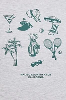 T-shirt à col rond années 90
