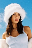 Allover Fur Bucket Hat