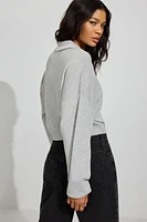 Cropped Boxy Polo Top