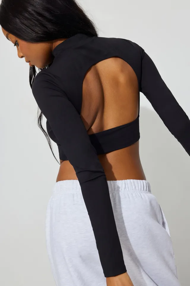 Hang Bra Crop Top with Front Tie In – Paelyn Boutique