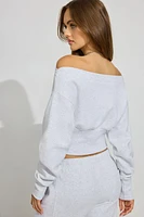 UltraFleece Off Shoulder Sweater