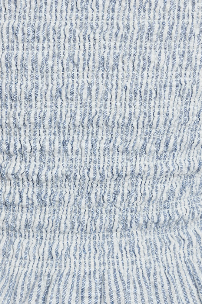 Linen Smocked Tube Top
