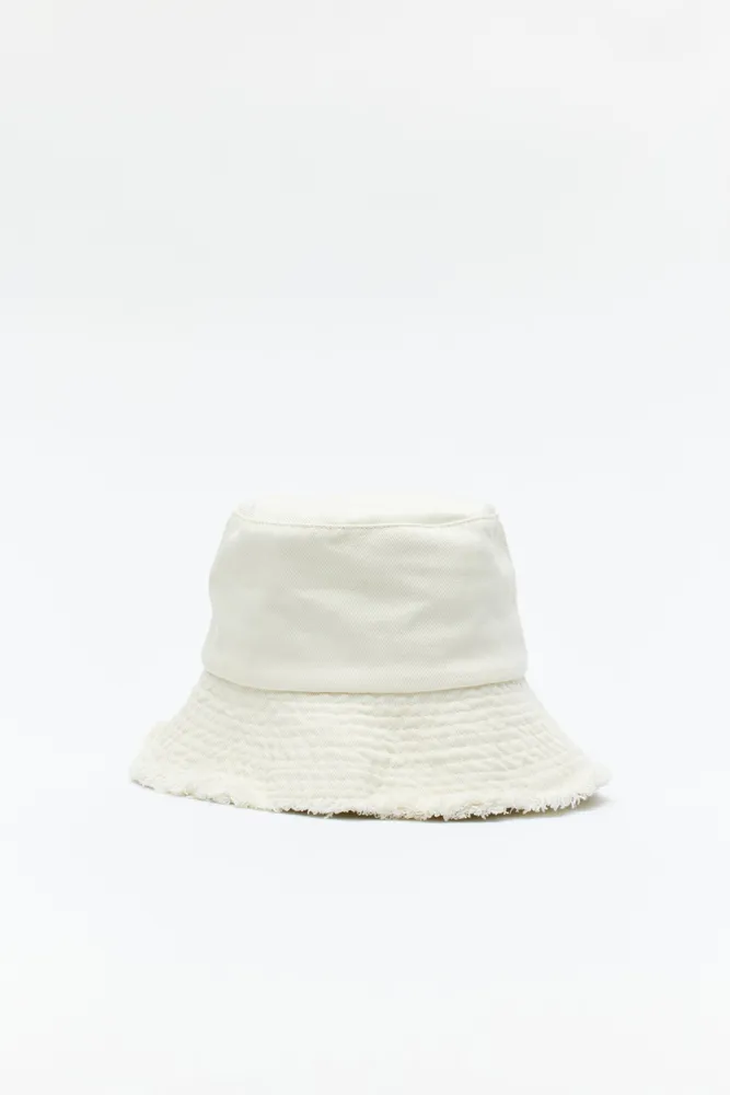 Frayed Edge Bucket Hat