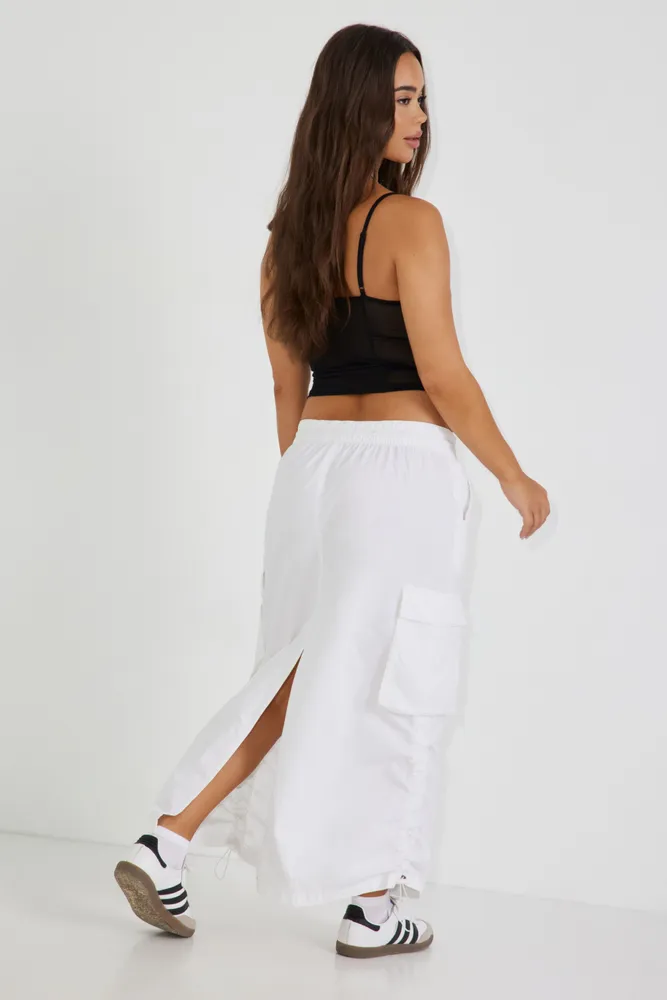 Poplin Parachute Skirt