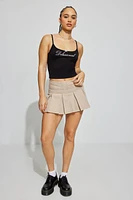 Jupe-short plissée Lexi