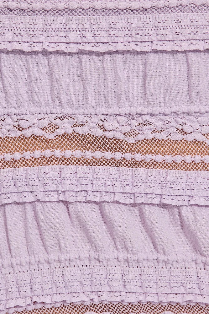 Resort Lace Flyaway Top