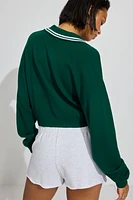 Cropped Boxy Polo Top