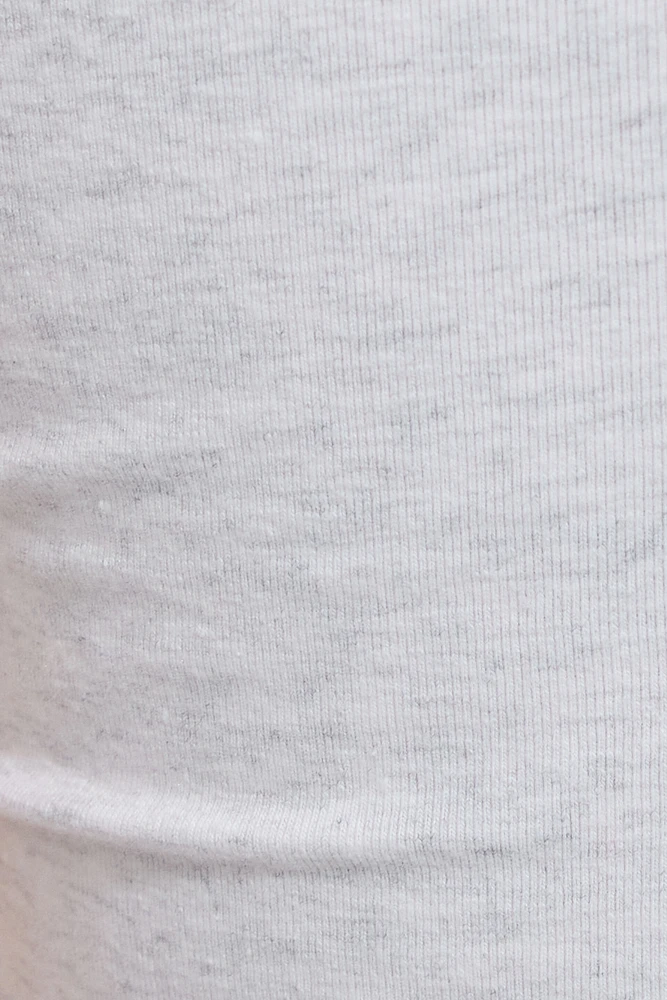 Cotton Sleek Deep V-Neck T Shirt