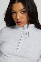 Soft Terry Half Zip Sweatshirt