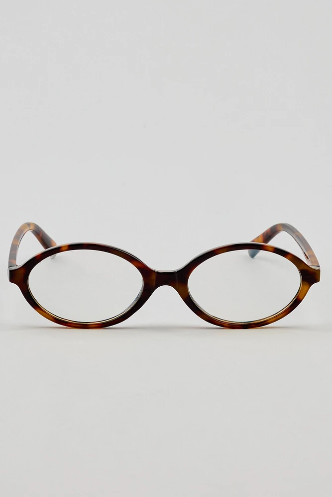 Slim Oval Blue Light Readers
