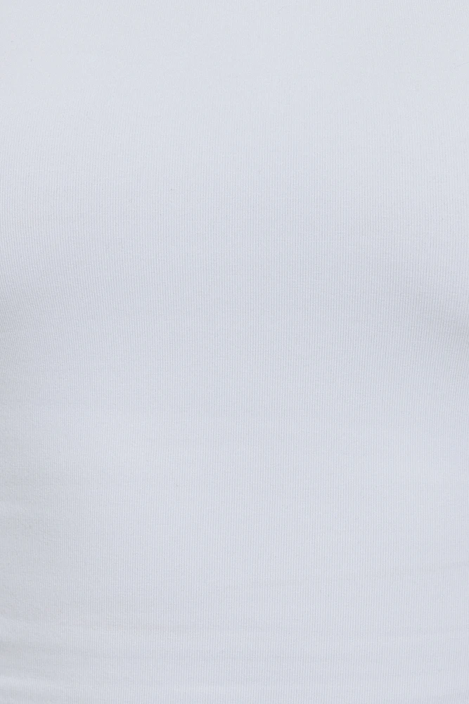 Haut à col licou montant et dos ouvert