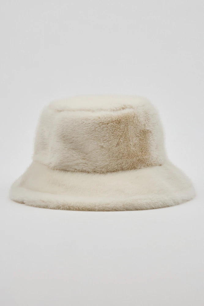 Allover Fur Bucket Hat