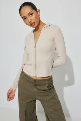 Rib Hoodie