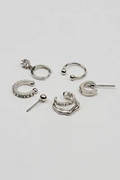 Ensemble de 6 boucles d’oreilles en grappes