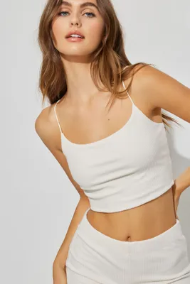 Ribbed Bralette Crop Top