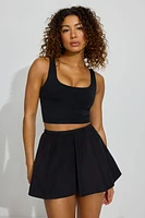 Peyton Poplin Skort