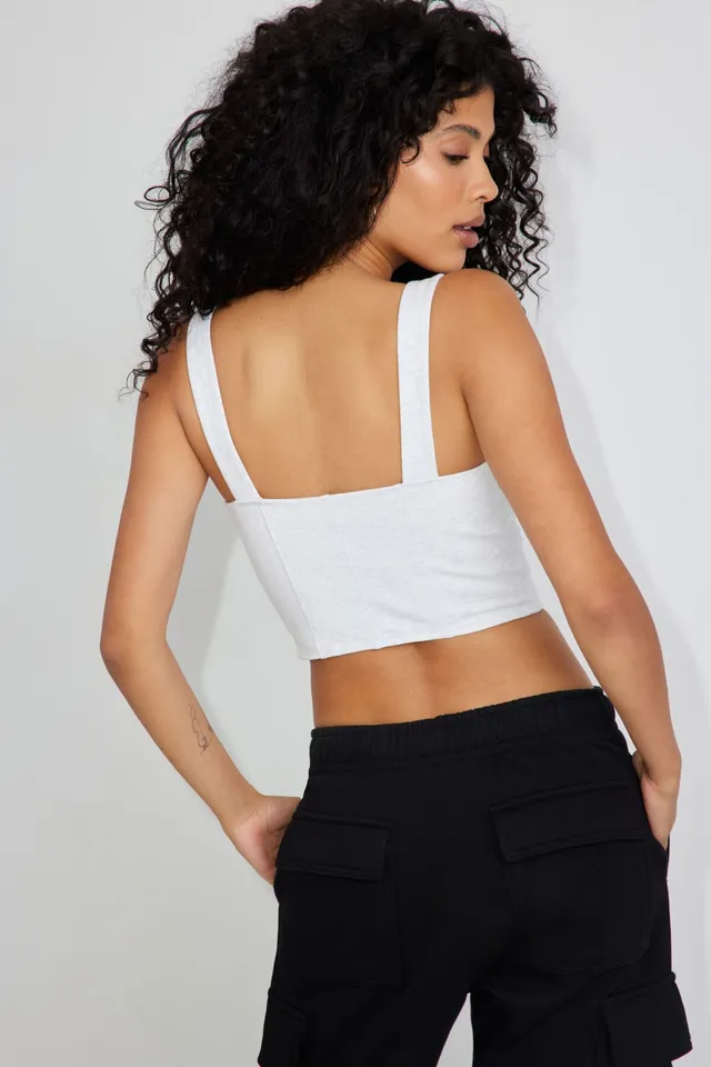 Seriously Soft Seamless Cropped Corset Tank