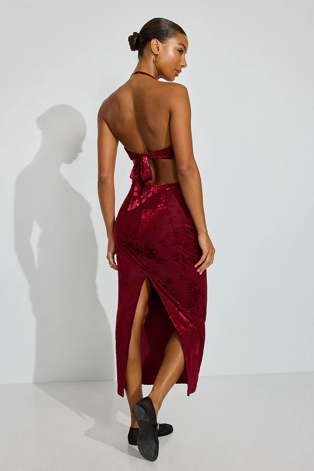 Garage Burnout Sweetheart Maxi Dress at CoolSprings Galleria in Franklin, TN